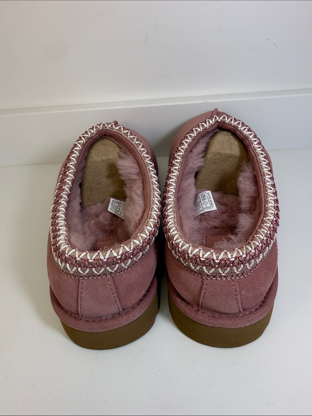 UGG Tasman II Suede Mule Slippers in ‘Pink Dawn’ - Size 9 - Like New - Picture 4 of 9